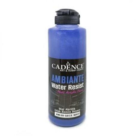 Pintura Ambiente Water Resist Midnight Blue 250ml + Catalizador
