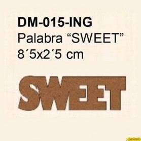 PALABRA SWEET 8,5x2,5CM