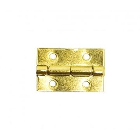 Bisagra metalica Oro Brillante 16x10mm