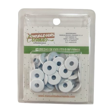 Eyelets Blancos 40 ud.