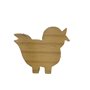 Pomo Pollito Madera Lacado 5x6x1,5 cm