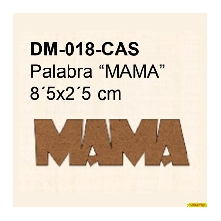 PALABRA MAMA 8´5x2´5CM