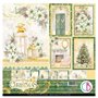 Colección Ciao Bella Sparkling Christmas Paper Pad 12x12 12 papeles