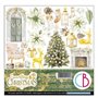 Colección Ciao Bella Sparkling Christmas Fussy Cut Pad 6"x6" 15x15cm