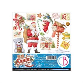 Colección Ciao Bella Dear Santa Fussy Cut Pad 6"x6" 15x15cm