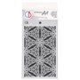 Texture Stencil Snowy stars Pattern 12,5x20cm
