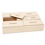 Caja Pino 7 Divisiones 35x24x6,5cm