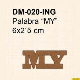 PALABRA MY 6x2,5CM