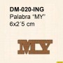 PALABRA MY 6x2,5CM