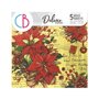  Pack Deluxe Gold Christmas Vibes 15x15