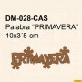 PALABRA PRIMAVERA 10x3´5CM