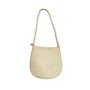 Bolso de Fieltro Crema con Cremallera