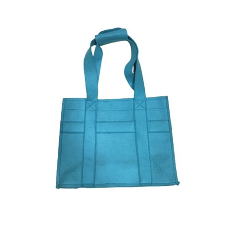 Bolso de Fieltro Azul Cuadrado