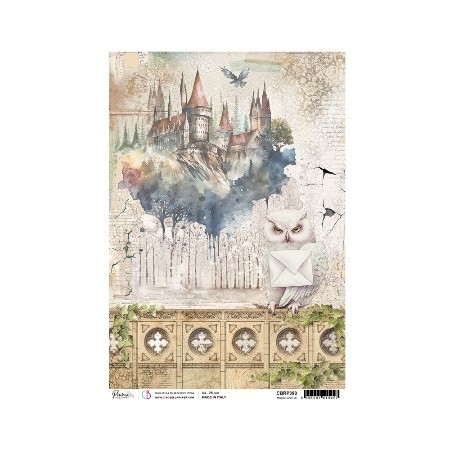 Papel de Arroz A4 Piuma Magic Castle