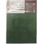 Mosaico en Madera Hojas 2 Verde 13x13cm