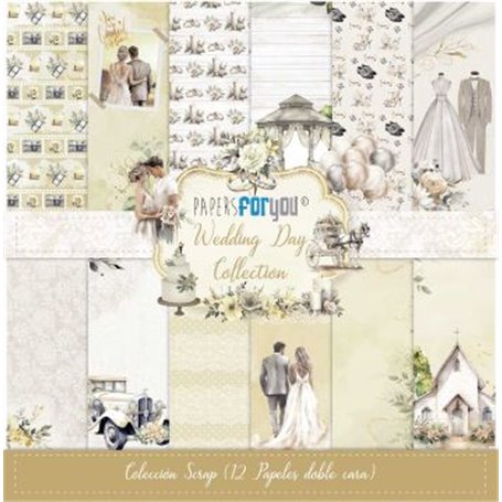 Colección 12 Pap Scrap 30x30 "Wedding-Day"