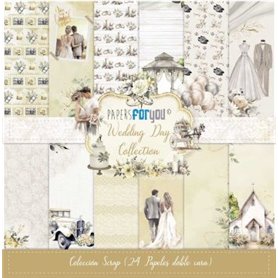 Colección 24 Pap Scrap 20x20 "Wedding day"