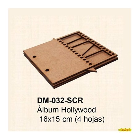 ALBUM HOLLYWOOD 16X15CM