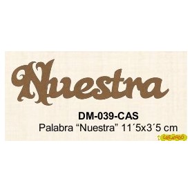 PALABRA NUESTRA 3´5x11´5CM