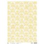 Papel de Arroz Piuma Golden Damask A3