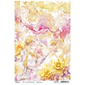 Papel de Arroz A4 Piuma Glass Sparkling Fairy