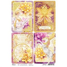 Papel de Arroz A4 Piuma Glass Ethereal Cards