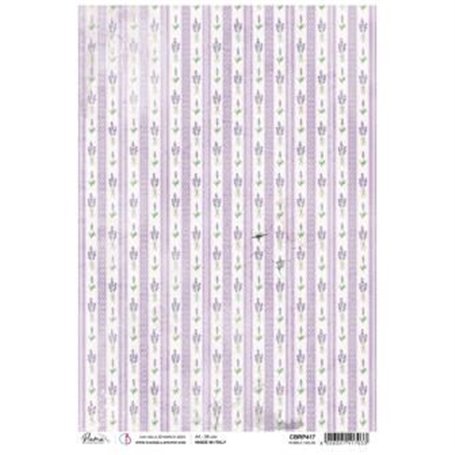 Papel de Arroz A4 Purple Fields