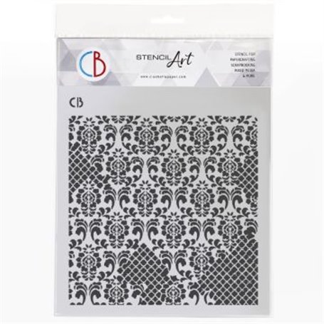 Texture Stencil Artful Wall 20x20cm