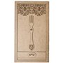 Cuadro Madera DM Tenedor 45x25cm