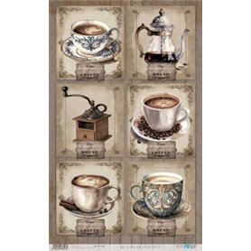 Papel De Arroz "Home Decor & Coffe Collection IV" 33x54cm