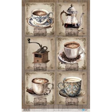 Papel De Arroz "Home Decor & Coffe Collection IV" 33x54cm