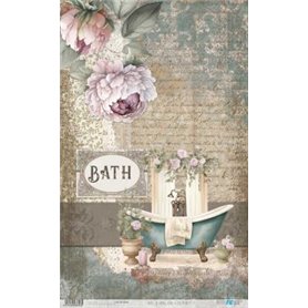 Papel De Arroz "Home & Deco Bath Collection II" 33x54cm