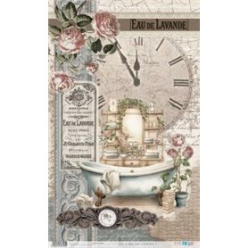 Papel De Arroz "Home & Deco Bath Collection IV" 33x54cm