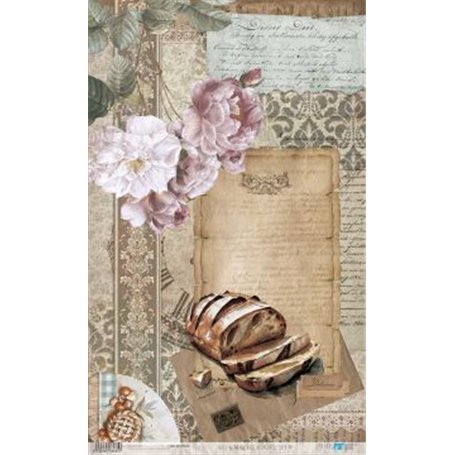 Papel De Arroz "Home & Deco Kitchen Collection IV" 33x54cm