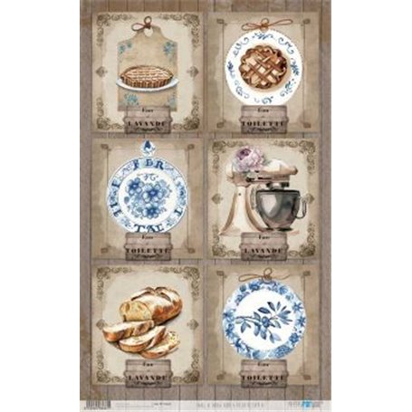 Papel De Arroz "Home & Deco Kitchen Collection VI" 33x54cm