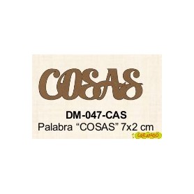 PALABRA COSAS 7x2CM