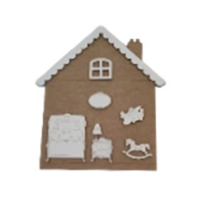 Kit Casita con habitación infantil 29x35cm