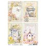 Papel de Arroz A4 Flower Shop Cards