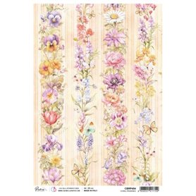 Papel de Arroz A4 Floral Frangance