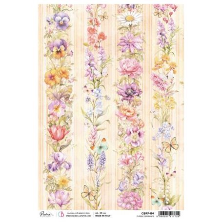 Papel de Arroz A4 Floral Frangance