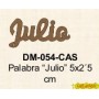 PALABRA JULIO 5x2´5CM