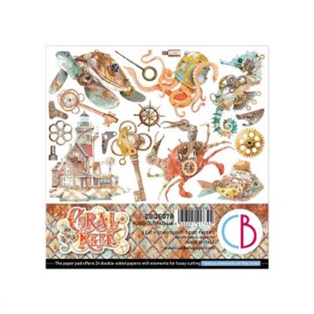 Colección Ciao Bella Arrecife de Coral Cut Pad 6"x6"