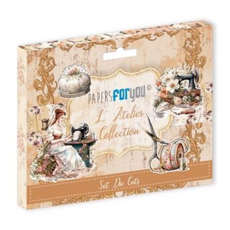 Die Cuts PFY "L´ATELIER COLLECTION" 16 piezas.