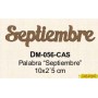 PALABRA SEPTIEMBRE 10x2´5CM