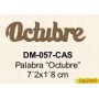 PALABRA OCTUBRE 7´2x1´8CM