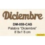 PALABRA DICIEMBRE 8´8x1´8CM