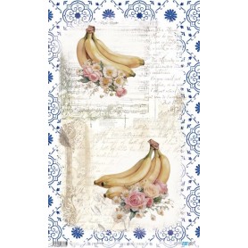 Papel De Arroz "Bananas II" 33x54cm