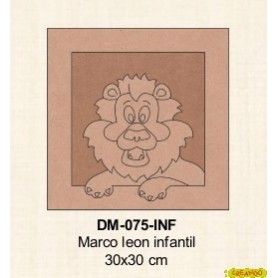 MARCO LEON INFANTIL 30x30CM