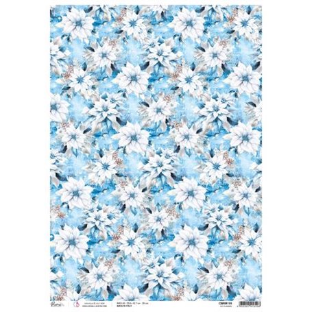 Papel de Arroz Piuma Ice Flowers A3