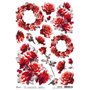 Papel de Arroz A4 Scarlet Bloom Elegance